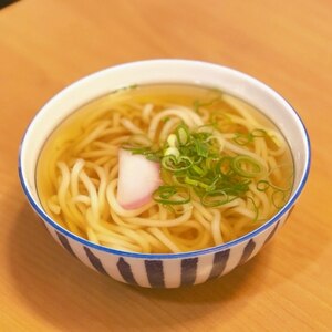 レンジで汁うどん